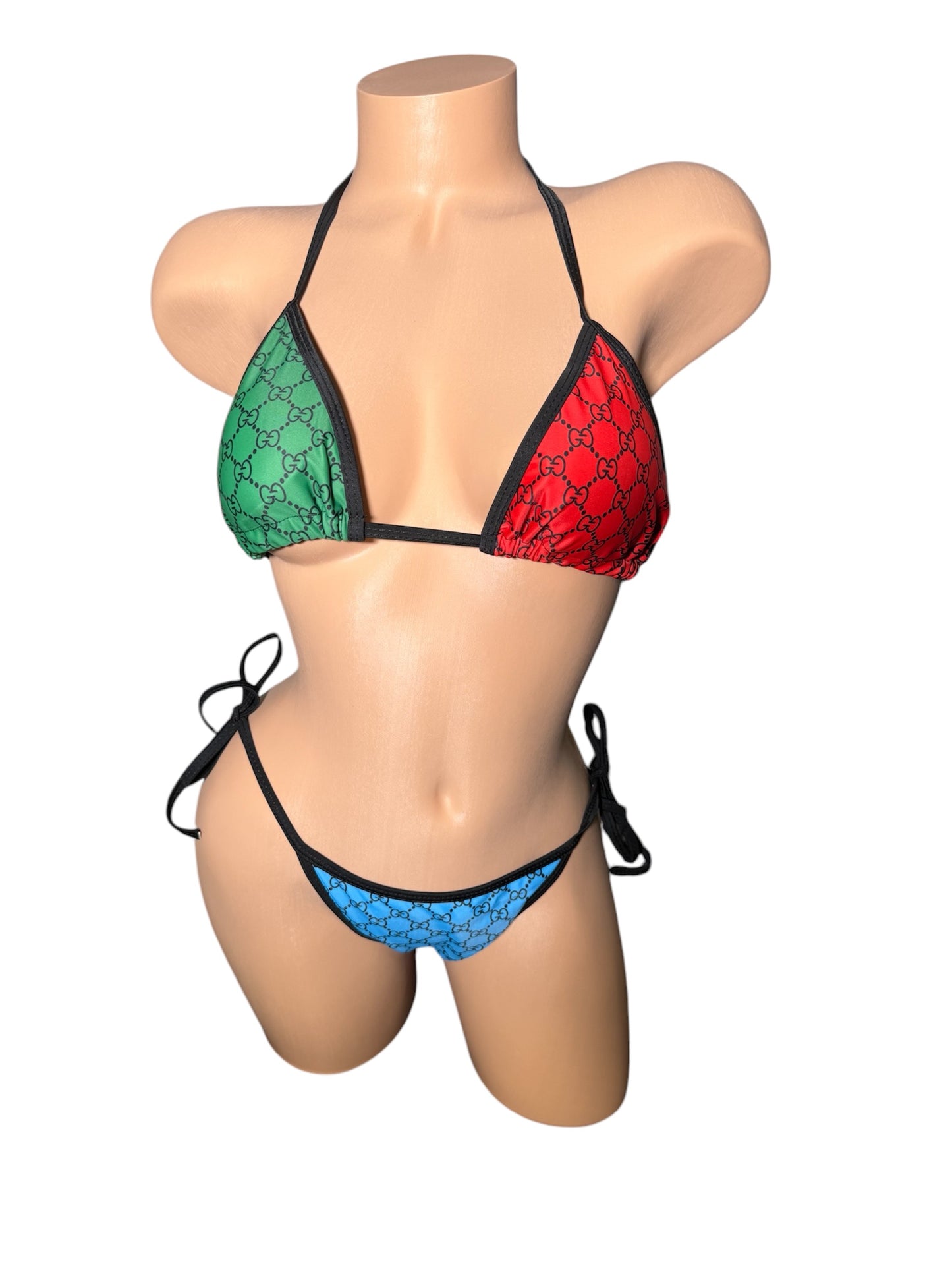 GG Tricolor 2 Piece Swimwear