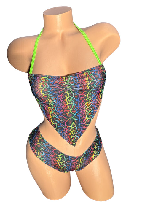 Rainbow Cheetah 2 Piece